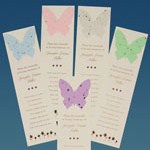 Butterfly memorial bookmarks