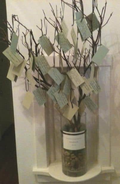 Memory tree holds share memories cards