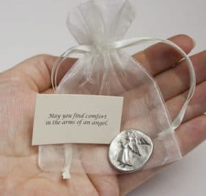 Angel Charm in Organza Pouch