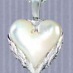Angel Wings Silver Pendant Urn Necklace