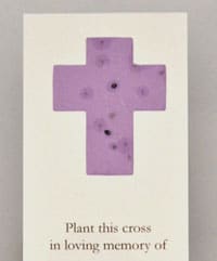 Cross Plantable Bookmark