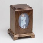 Wooden Child Urn Walnut