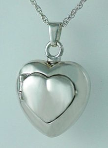 Silver Double Locket Urn