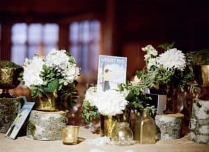 Flowers and Postcards Memory Table