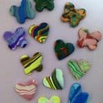 Heart Clay Charms