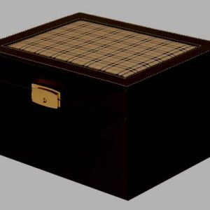 Leather Burberry Urn