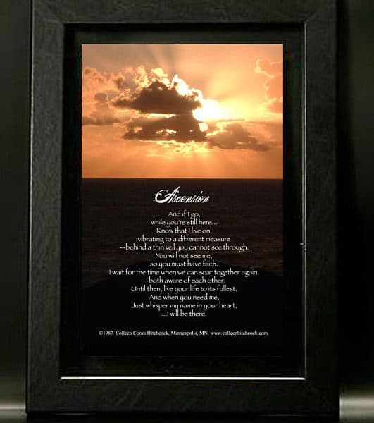 Sunset with Black Frame
