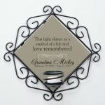 Sorry Out Of Stock Personalized Celebration of Life Candle Holder