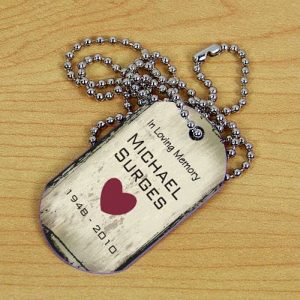 Custom Memorial Dog Tag