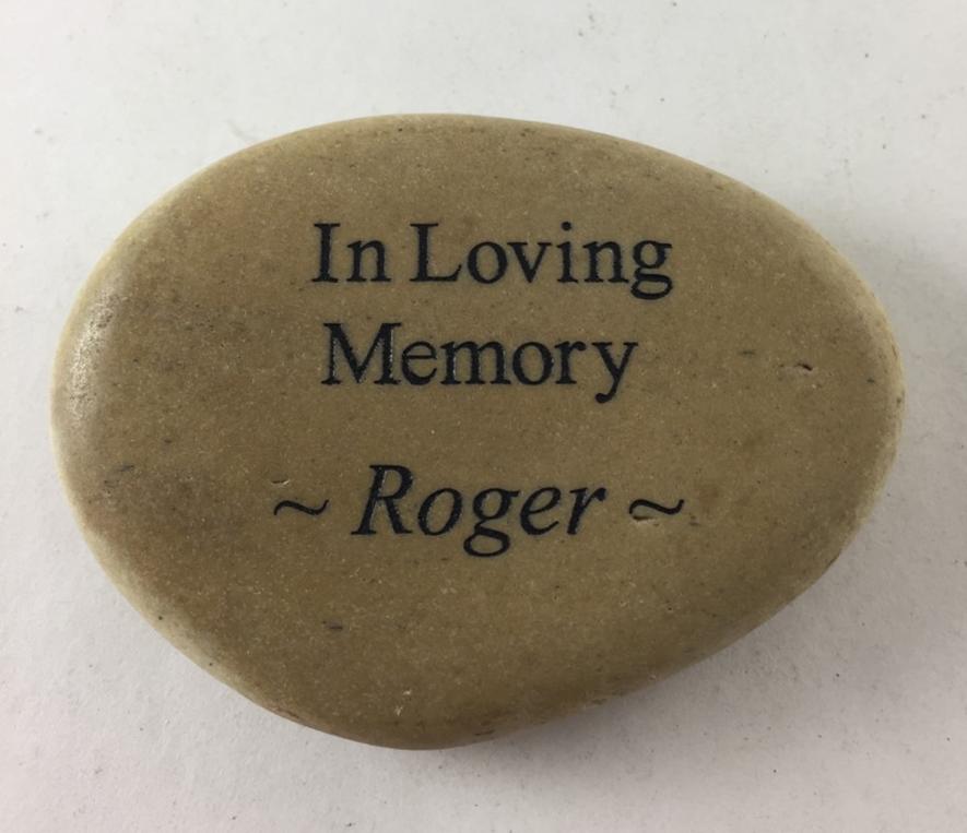 Memory Stones Custom Engraved Funeral Favor