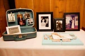 Memorial Service Planning - use a Suitcase Memory Table