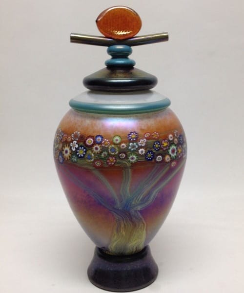 Monet Terra Glass Urn