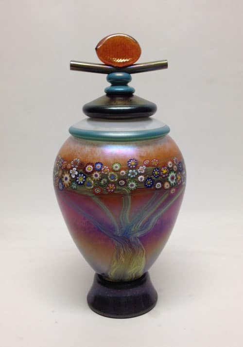 Monet Terra Glass Urn