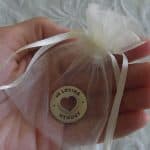 Heart Pocket Ring in Organza Pouch