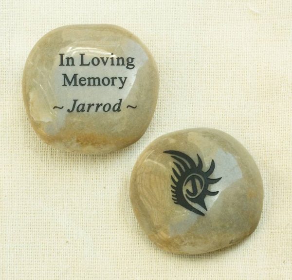 Custom Memorial Stones with Tattoo