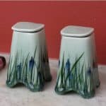 Handmade Blue Iris Keepsake Urn