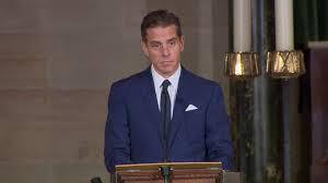Hunter Biden giving a eulogy for his brother Beau