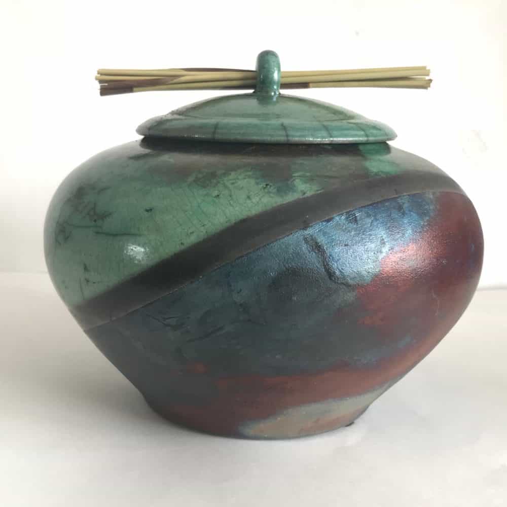 Raku Pet Urn