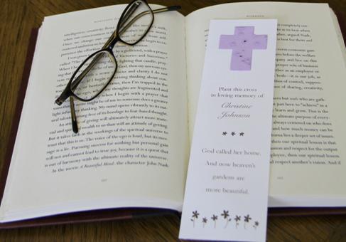Give each Classmate a Plantable Bookmark, Forget-Me-Not Flowers will Grow in their Memory