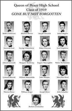 Create a Poster with the Yearbook Photos of the Departed