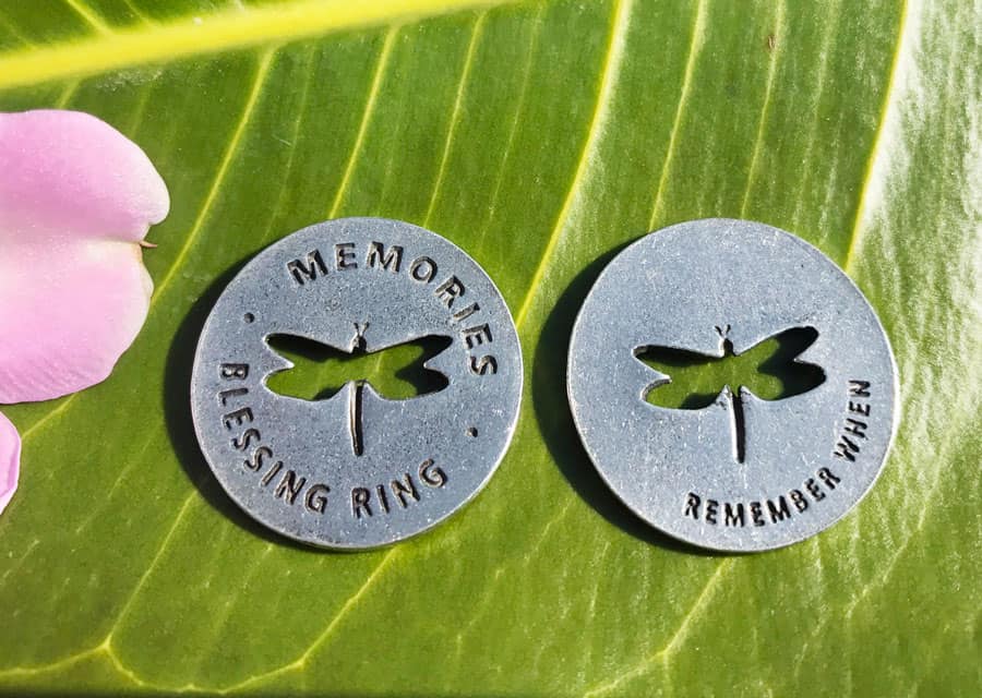 Dragonfly Memorial Coin Both Sides