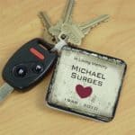 Personalized Memorial Key Chain